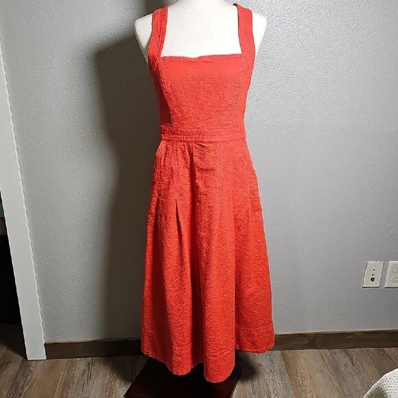 Maeve Dresses & Skirts - Maeve by Anthropologie Fit and Flare, A-line, Cotton, Cottagecore, Midi Dress 6